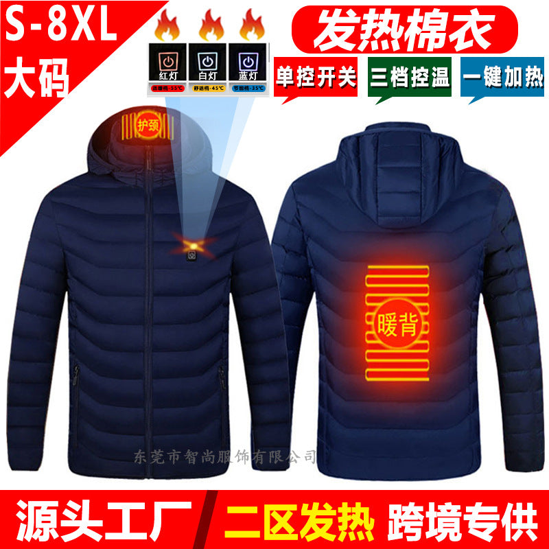Smart Heated USB Graphene Jacket – Unisex Adjustable Winter Heating Jacket, S–6XL