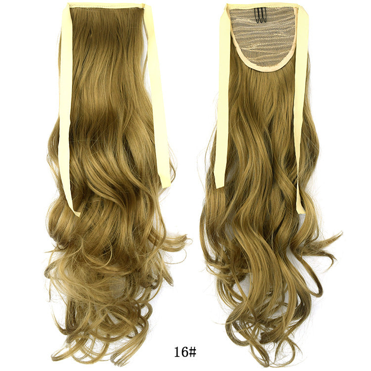 50cm Invisible Ponytail Hair Extension for Women – High-Temperature Silk, 47 Colors