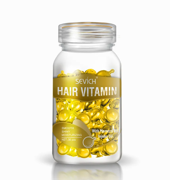 Hair Repair & Smoothing Capsules – 30-Piece Frizz, Split End & Damage Care