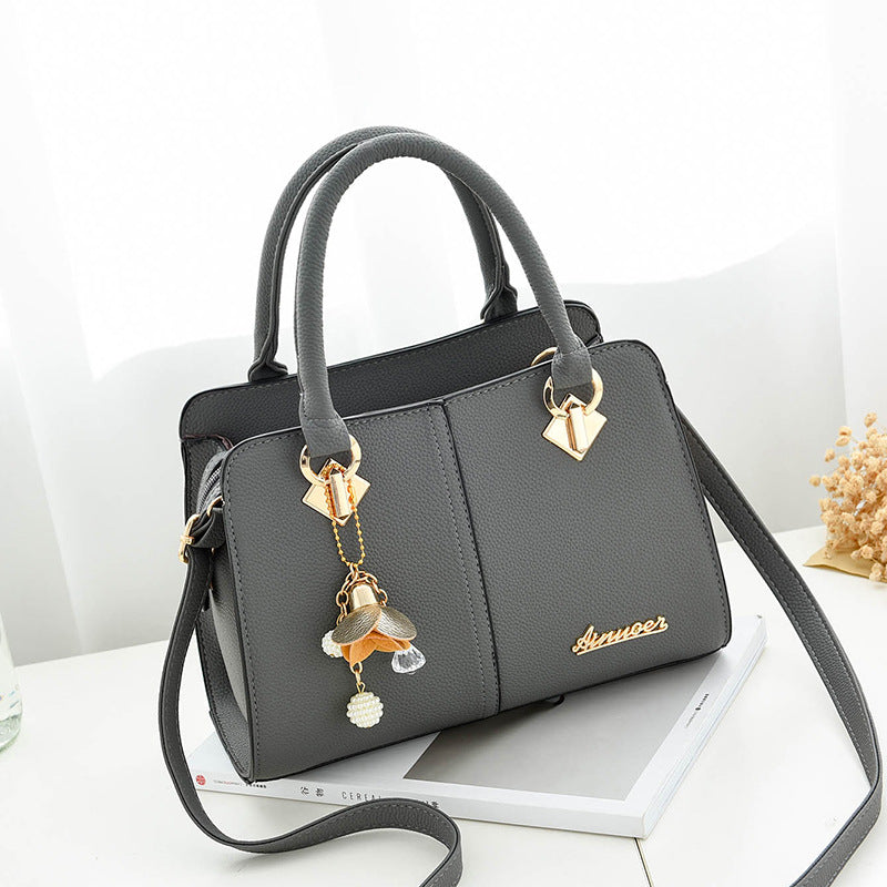 Handbag & Crossbody Bag for Women – Fresh Sweet PU Motorcycle Bag with Multi-Pocket Storage