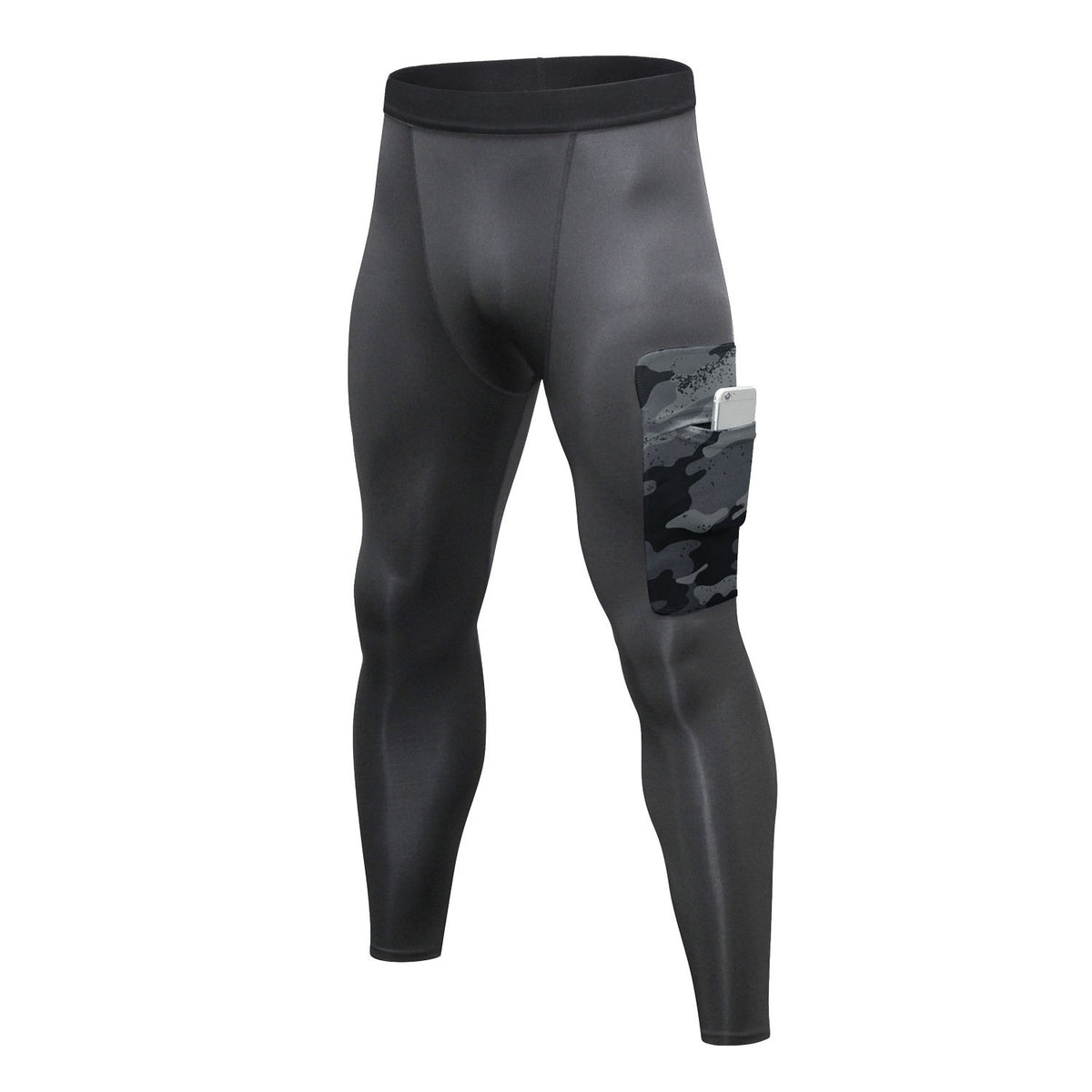 Men’s Camouflage Pocket Fitness Pants – Workout & Training Trousers