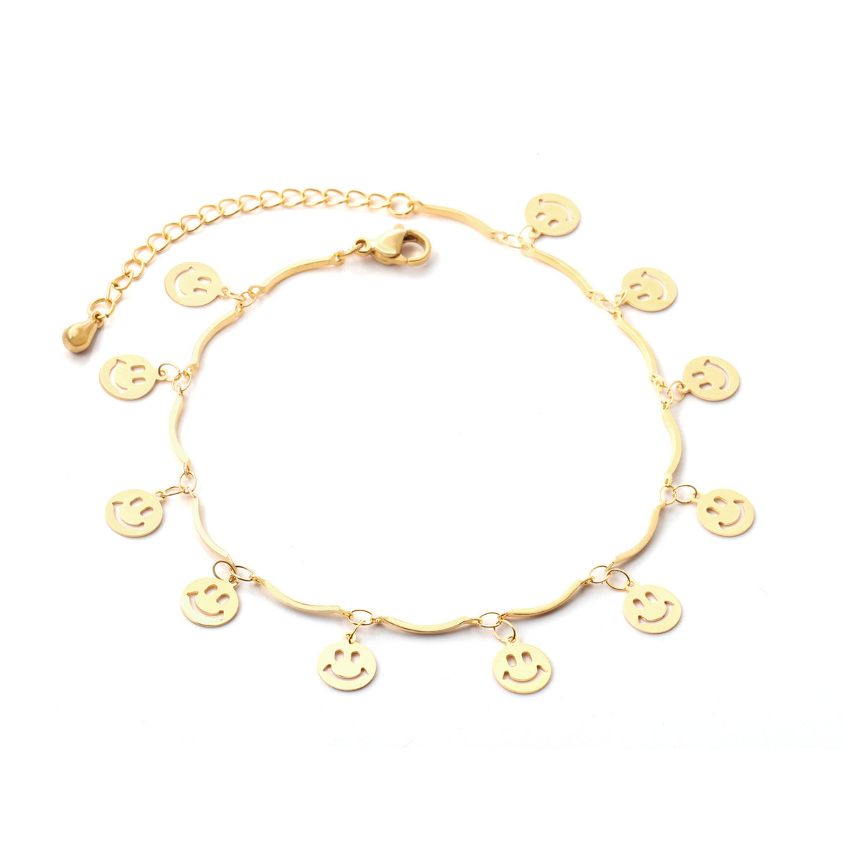 Stainless Steel Casual Retro Beach Anklet for Women