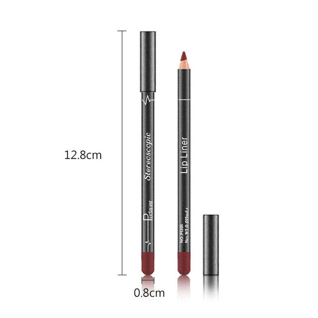 Waterproof Lip Liner & Matte Lipstick Set – Long-Lasting Defined Lip Color