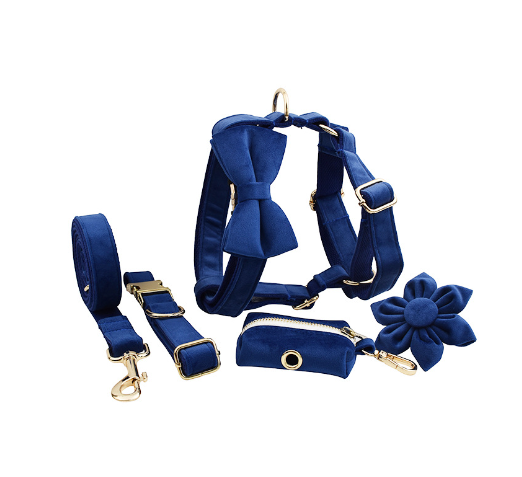 Adjustable Velvet Dog Collar – Soft Luxury Pet Collar in 19 Stylish Colors