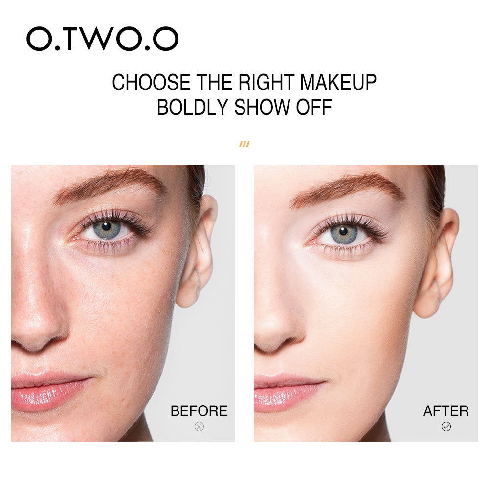 O.TWO.O Brightening Moisturizing Foundation – Long-Lasting Liquid Face Makeup