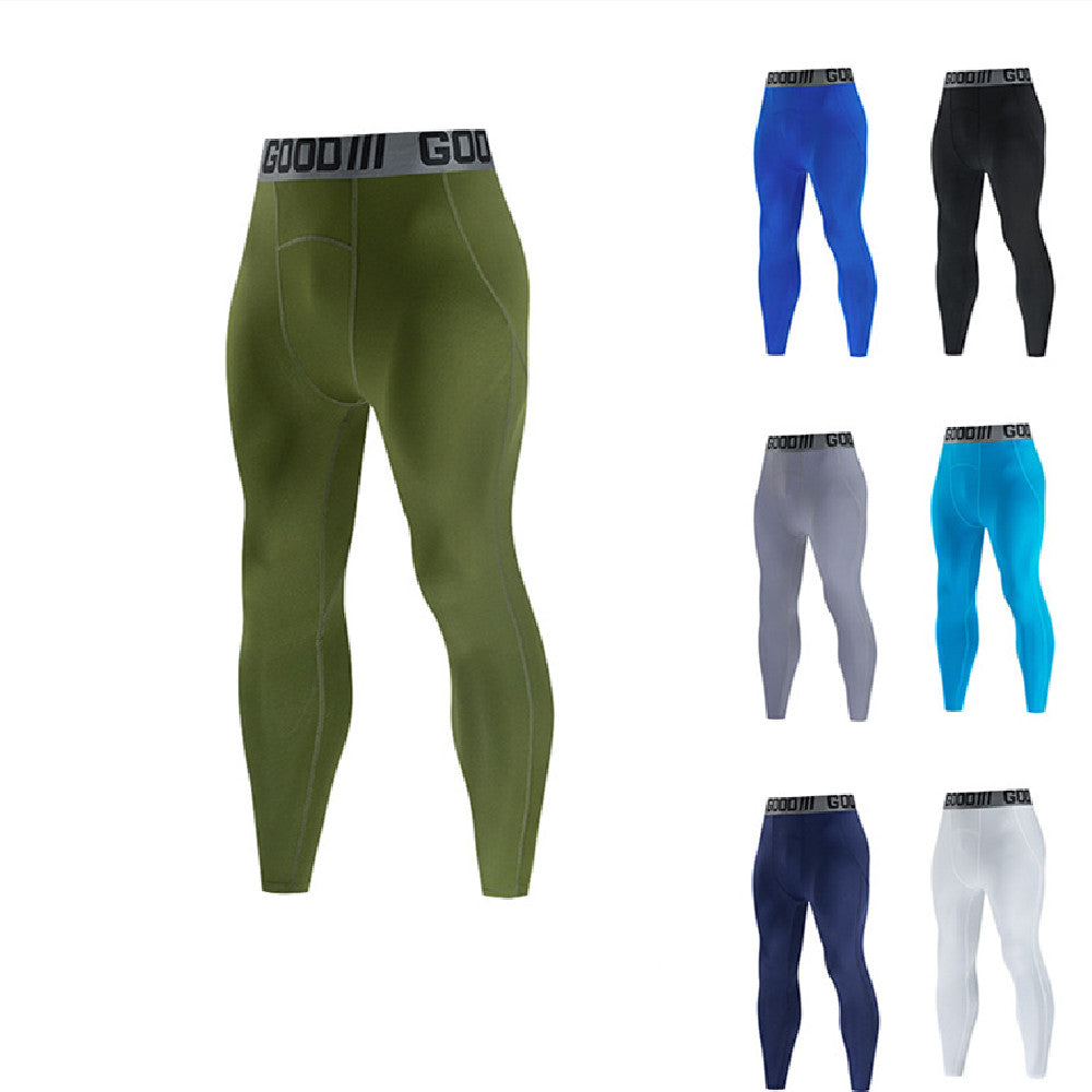 Men’s Stretch Sports Tights Trousers – Athletic Training & Workout Pants