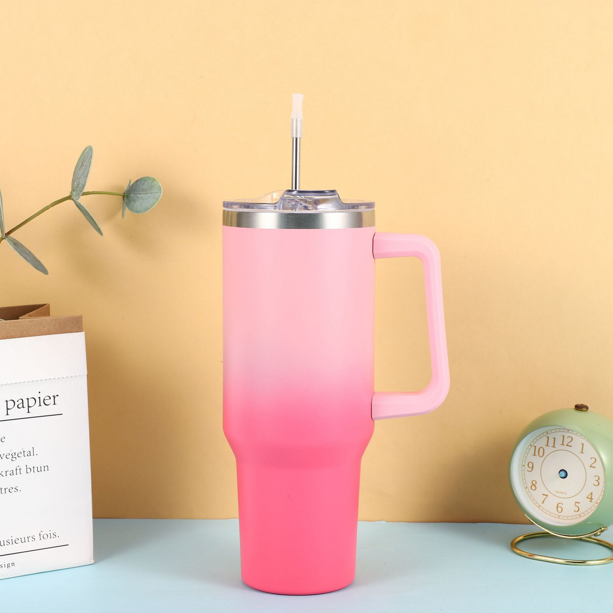 40oz Stainless Steel Large Capacity Cup – Insulated Travel Tumbler