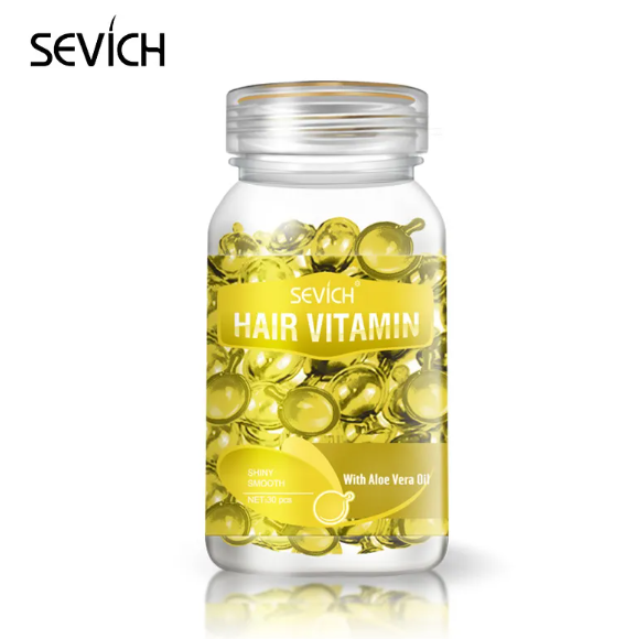 Hair Repair & Smoothing Capsules – 30-Piece Frizz, Split End & Damage Care