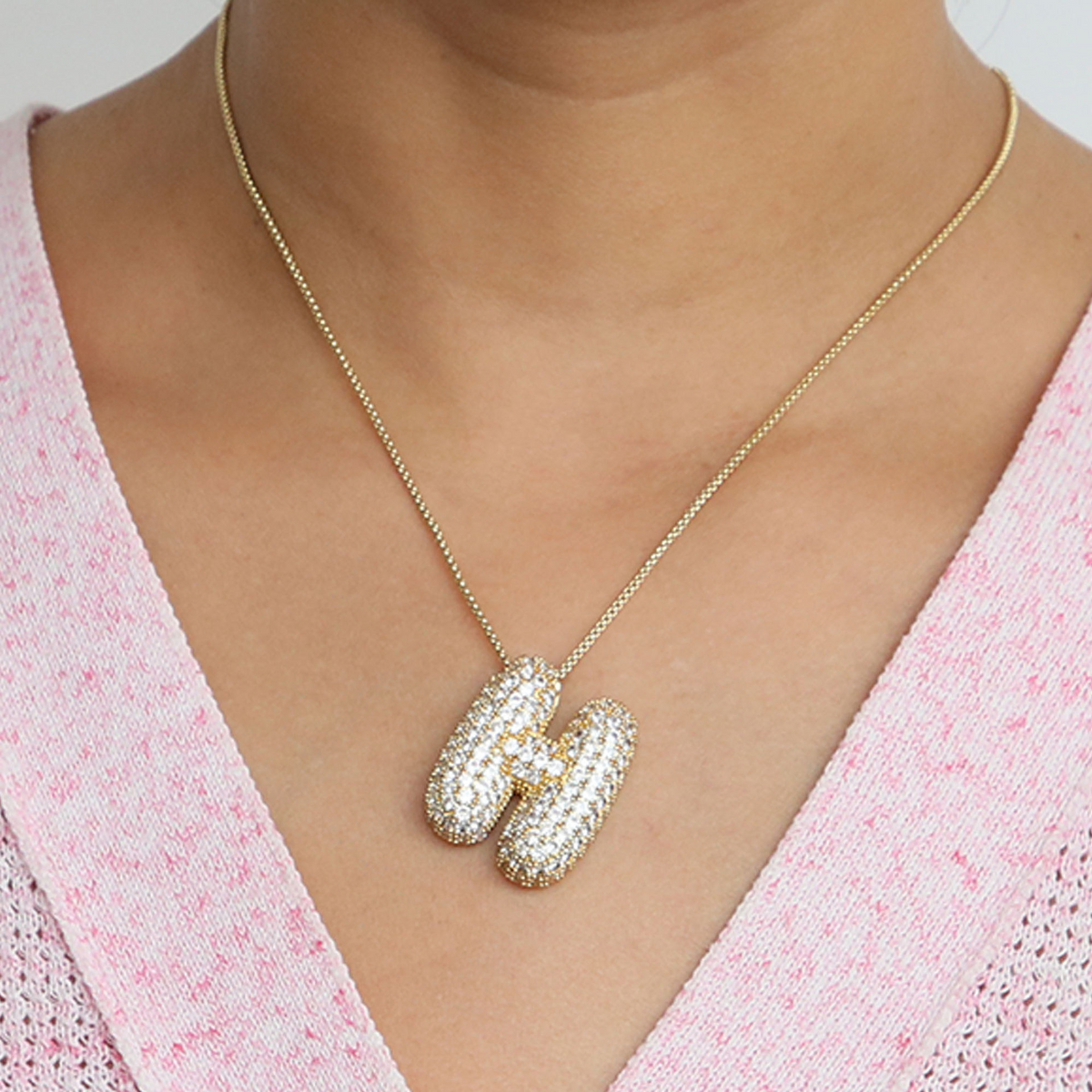 English Letter Necklace