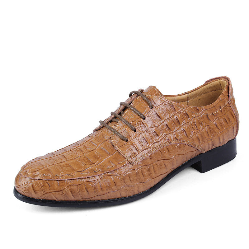 Men’s Octopus Pattern Dress Shoes – Unique Autumn Formal Footwear