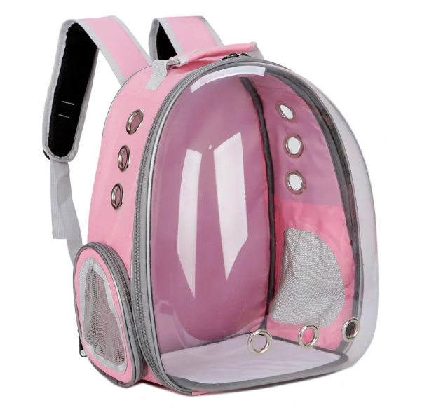 Dog & Cat Chest Carrier Backpack – Breathable Hands-Free Pet Travel Bag