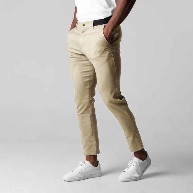 Men’s Breathable Cotton Pants – Versatile Casual Trousers