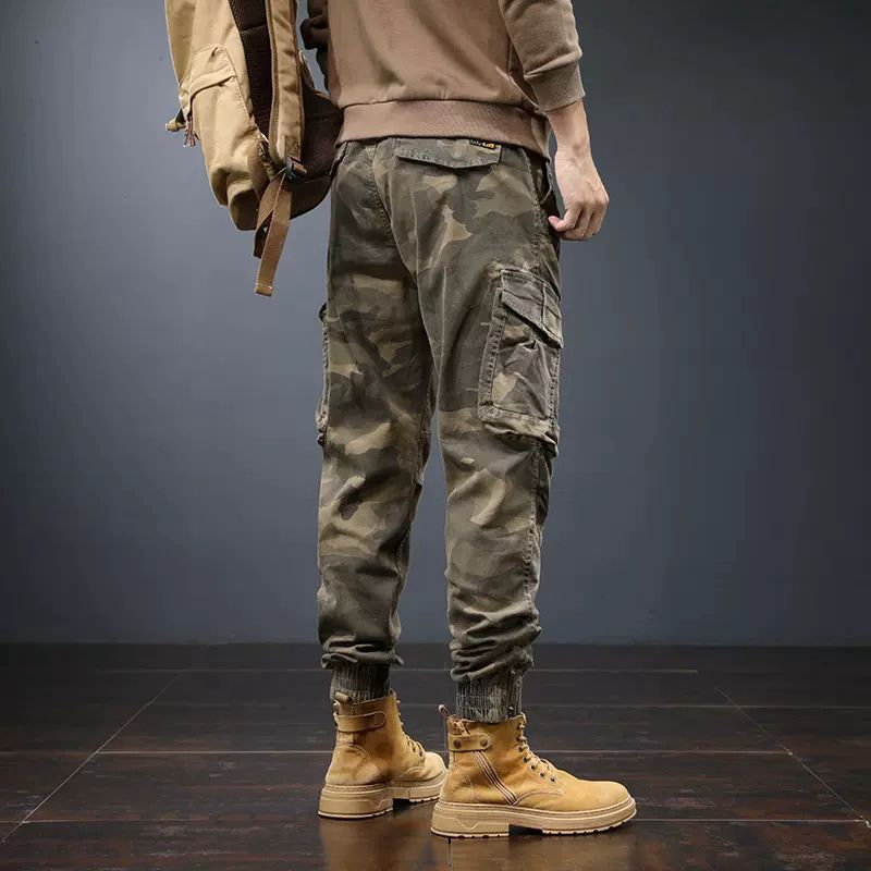 Men’s Cargo Tactical Pants – Casual Multi-Pocket Utility Trousers
