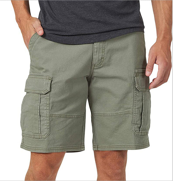 Men’s Casual Workwear Pocket Pants – Straight-Fit Multi-Pocket Casual Trousers