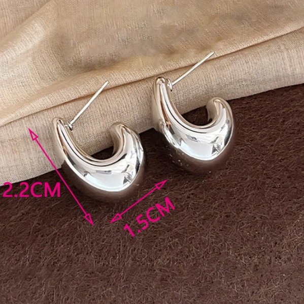 Vintage Teardrop Earrings for Women – Elegant Retro Statement Jewelry