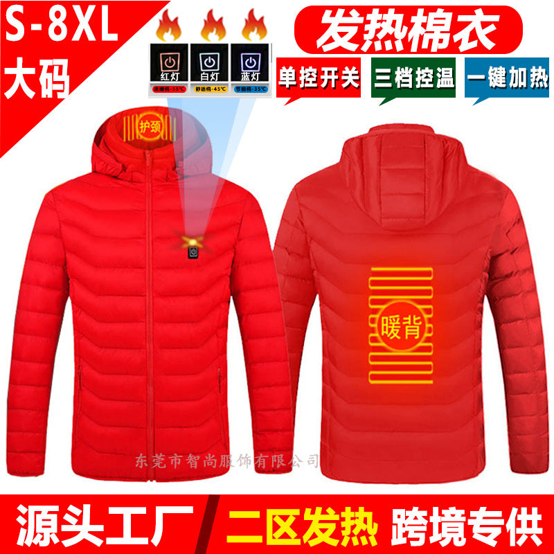 Smart Heated USB Graphene Jacket – Unisex Adjustable Winter Heating Jacket, S–6XL