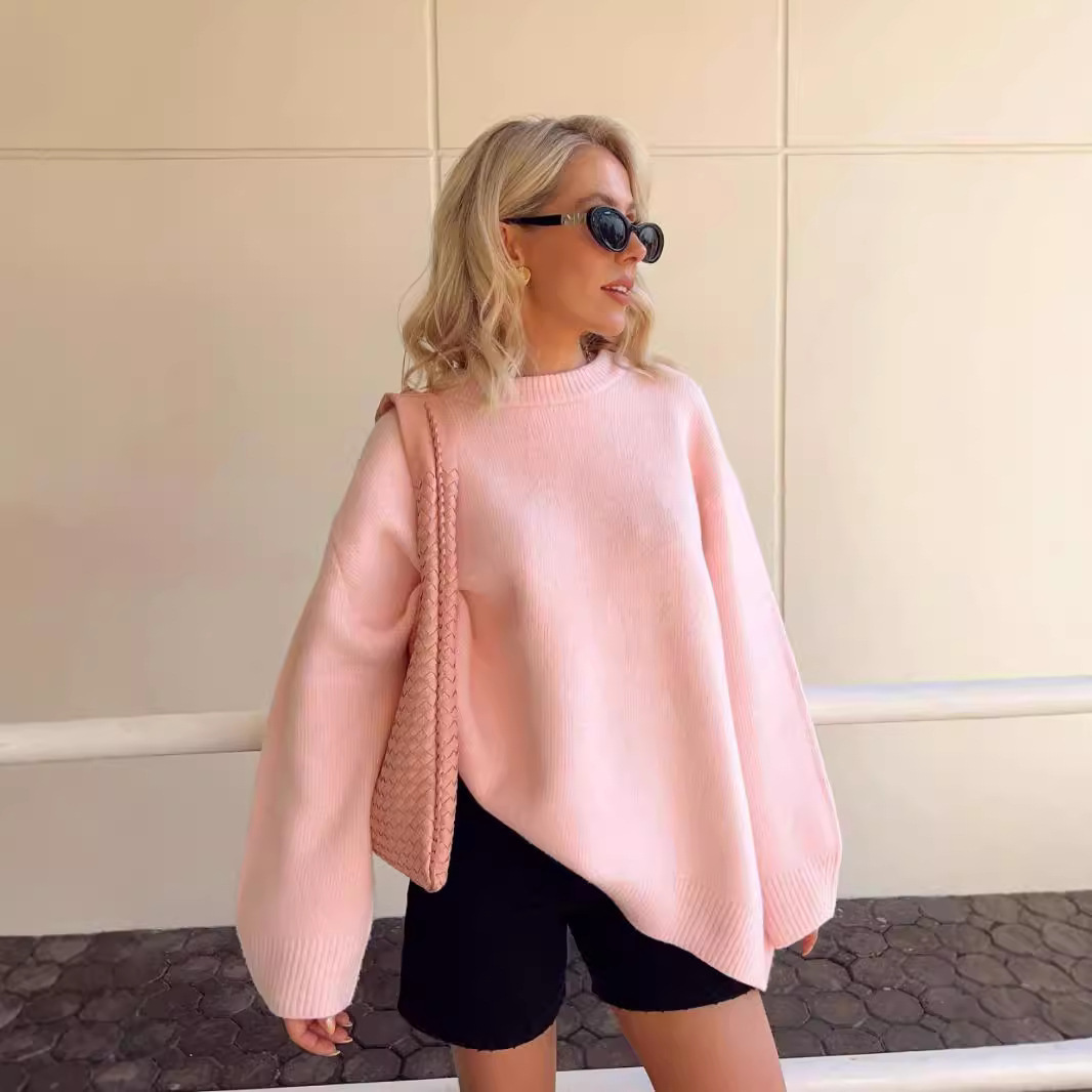 Women’s Loose Long Sleeve Top – Casual Relaxed Fit Everyday Shirt