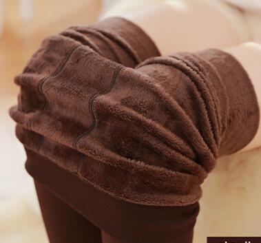 Women’s Pearl Velvet Fleece Leggings – Thick Warm Footed Fall & Winter Leggings, 8 Colors