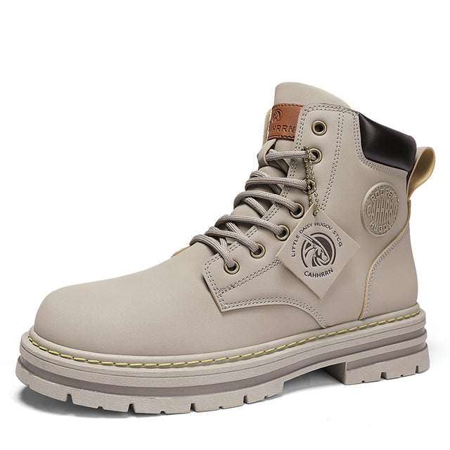 Unisex Big Yellow Martin Boots – Bold Couple Casual Footwear