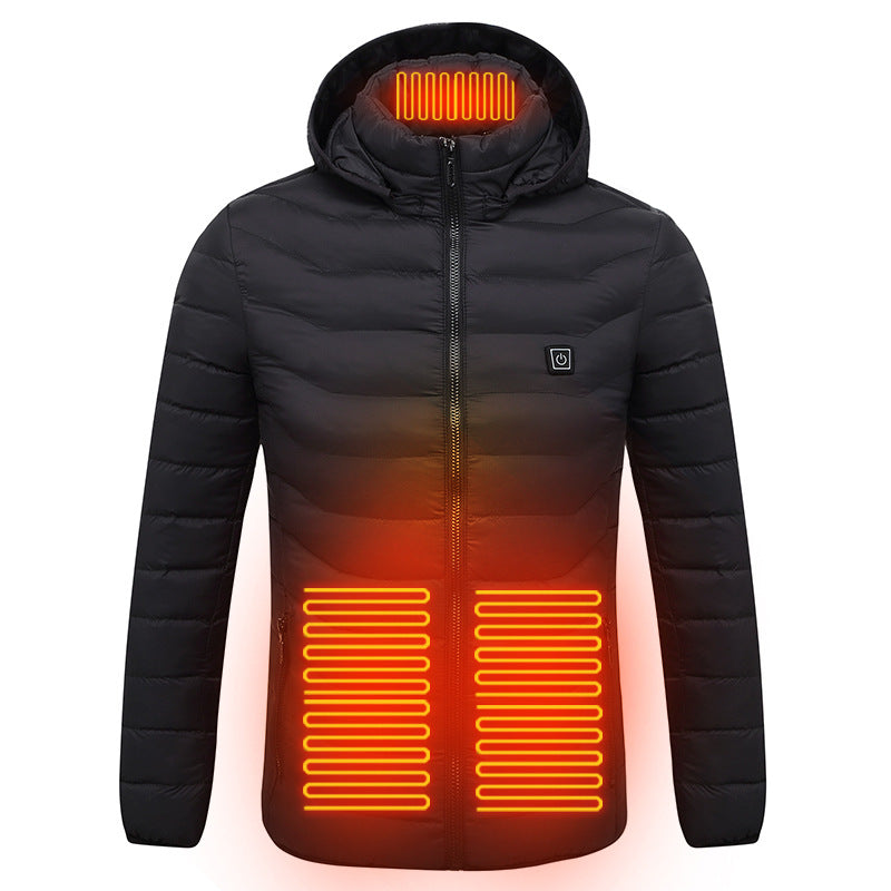 Smart Heated USB Graphene Jacket – Unisex Adjustable Winter Heating Jacket, S–6XL