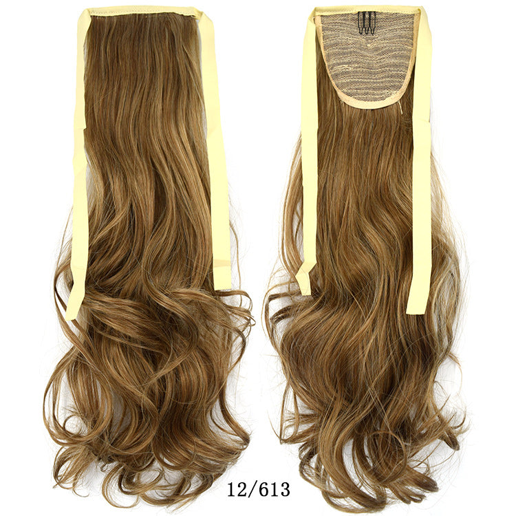 50cm Invisible Ponytail Hair Extension for Women – High-Temperature Silk, 47 Colors