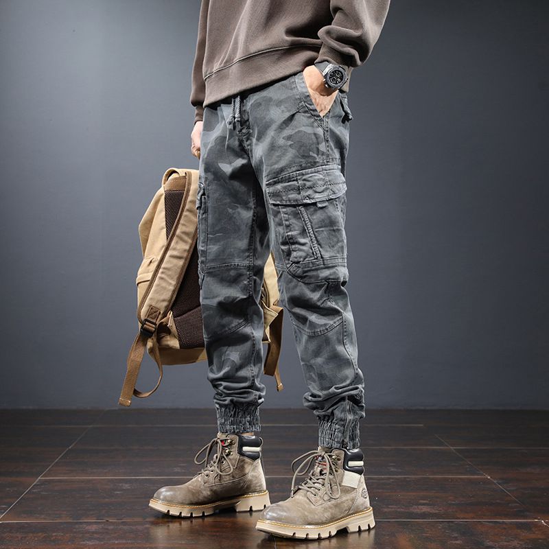 Men’s Cargo Tactical Pants – Casual Multi-Pocket Utility Trousers