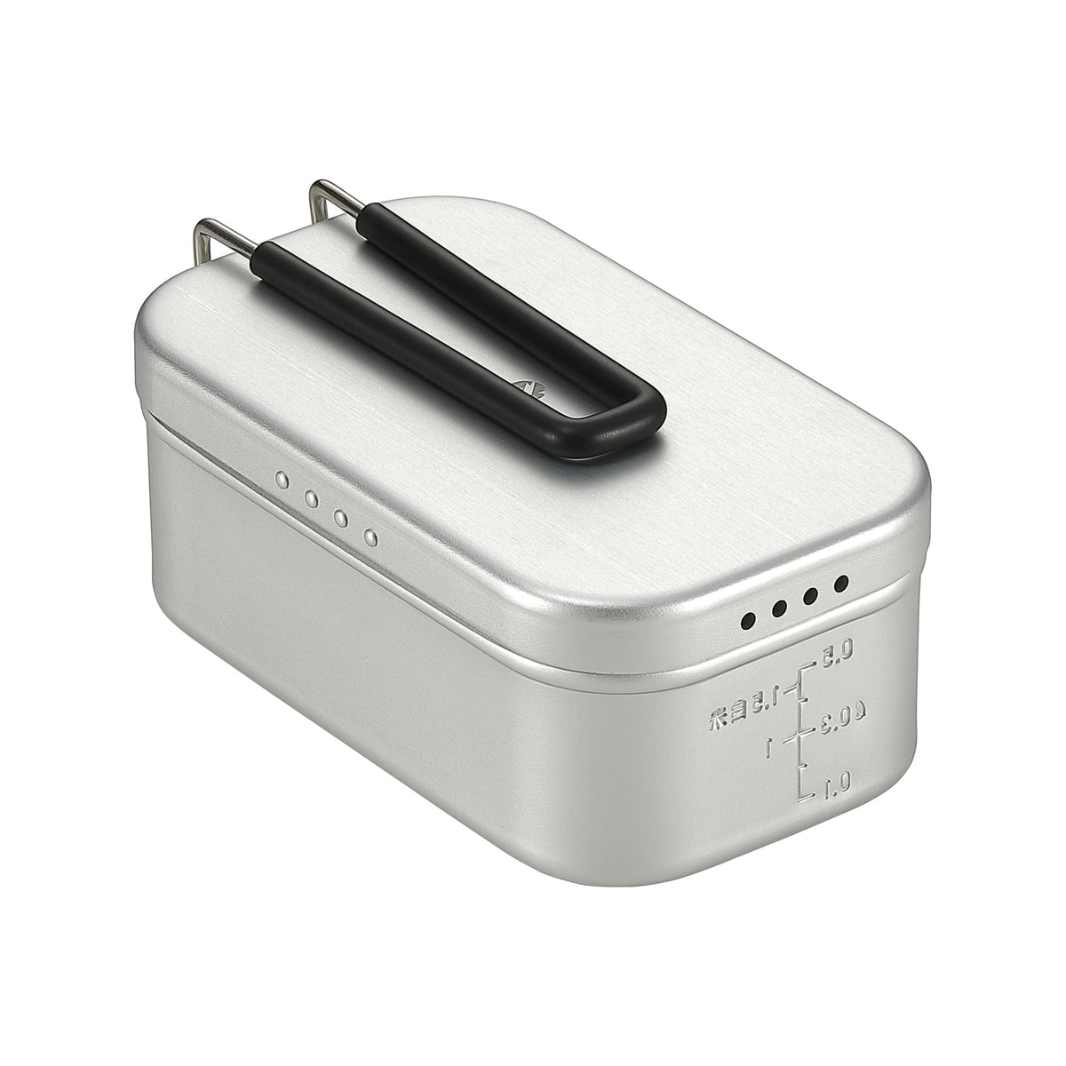 CAMPINGMOON 0.65L Aluminum Mess Tin – Extra-Thick Camping Cookware