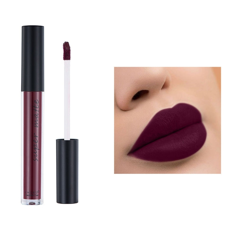 12-Color Waterproof Matte Liquid Lipstick Set