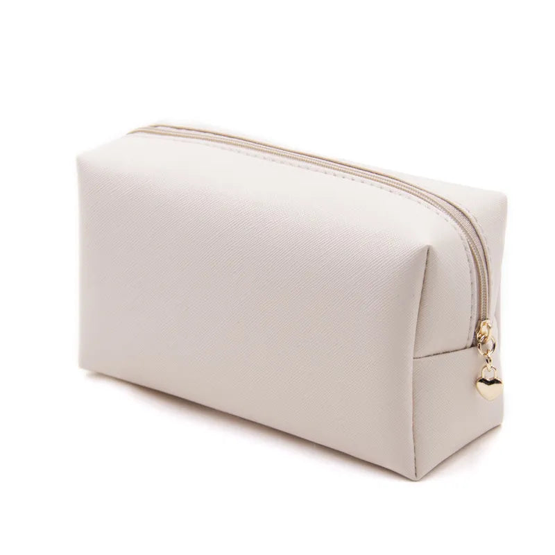 PU Leather Cosmetic Bag – Large Capacity Waterproof Travel Organizer