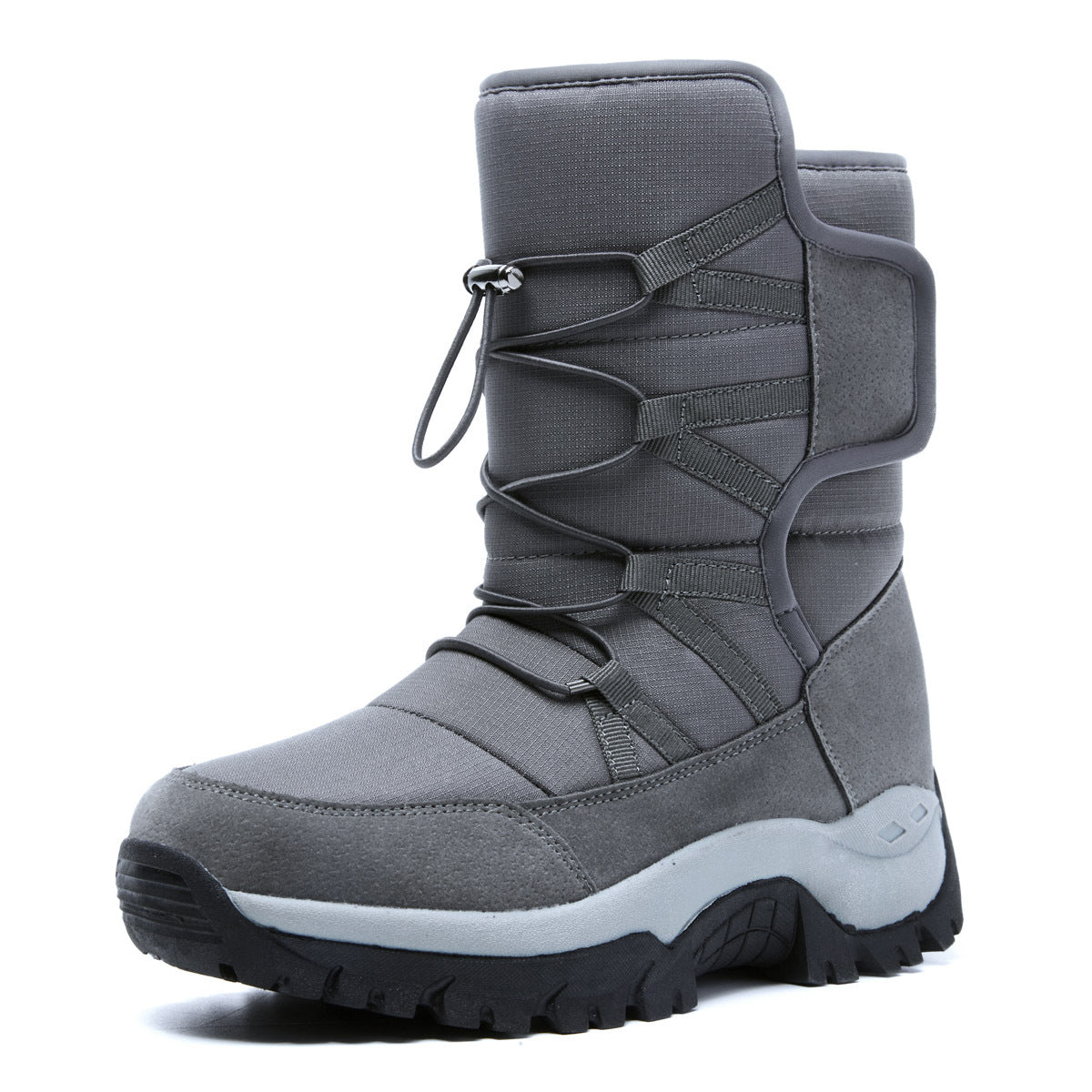 Men’s Plus-Size Winter Snow Boots – Outdoor Casual Footwear