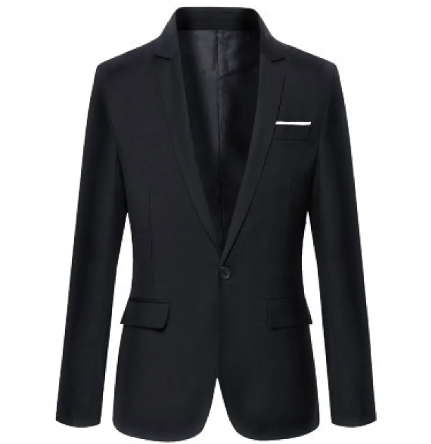 Men’s Tailored Slim-Fit Cotton Casual Blazer – Smart Casual Jacket, S–6XL