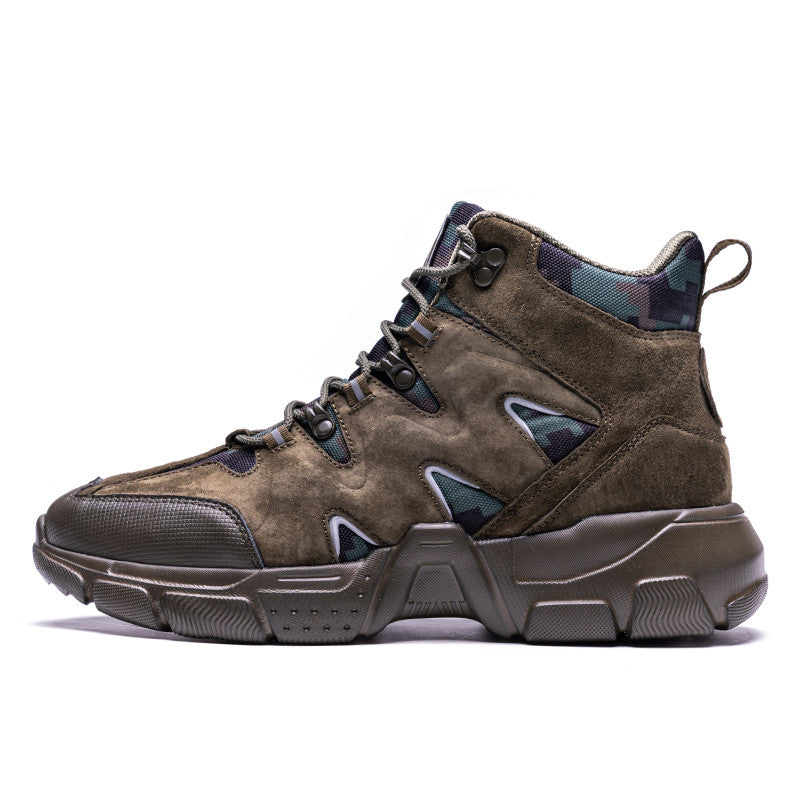 Men’s High-Top Hiking Boots – Trendy Outdoor & Work Footwear
