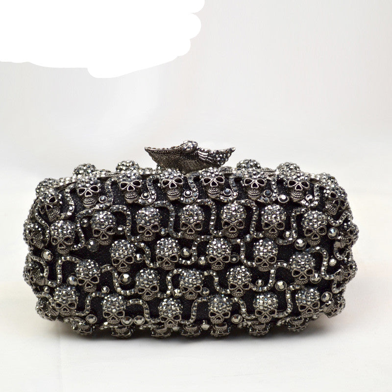 Diamond-Studded Evening Bag for Women – Luxury Crystal Clutch for Weddings, Galas & Elegant Dinners