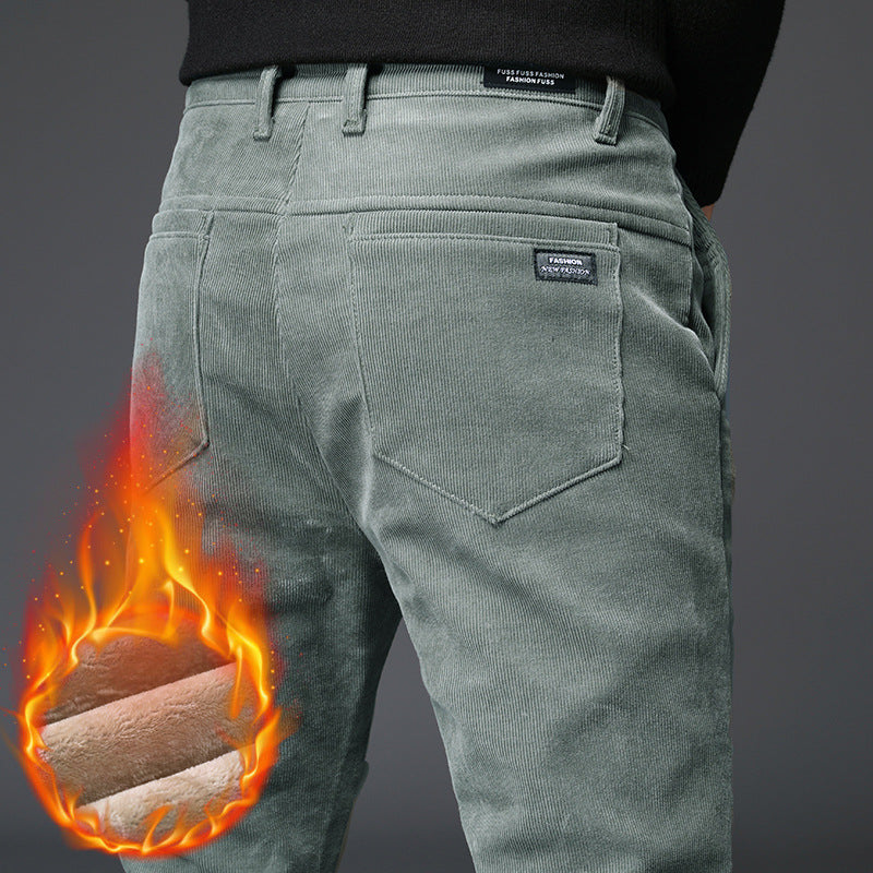 Men's Corduroy Trousers for Fall and Winter