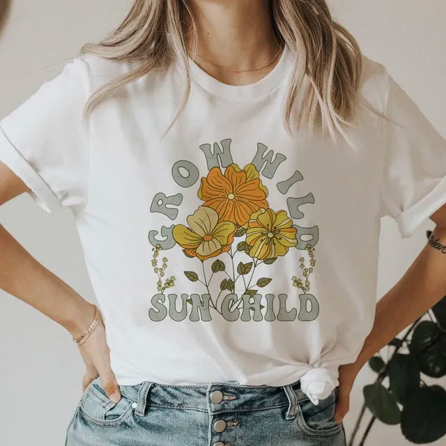 Women’s 90s Smile Letter Graphic T-Shirt – Retro Casual Short Sleeve Tee