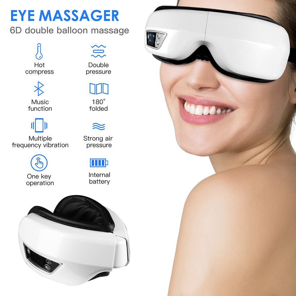 Eye Massager – Heated Compression Massage Mask for Eye Relief