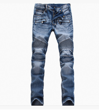 Men’s Slim Fit Stretch Denim Jeans – 75% Cotton Flexible Blue & Black Jeans, Sizes 28–42