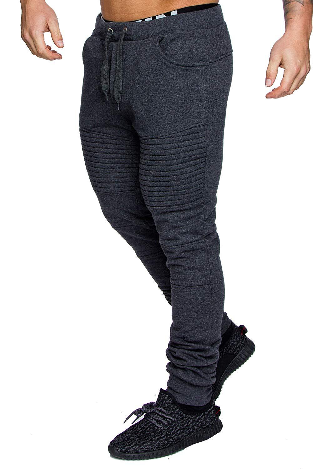 Men’s Hip Hop Striped Sports Pants – Casual Streetwear Trousers