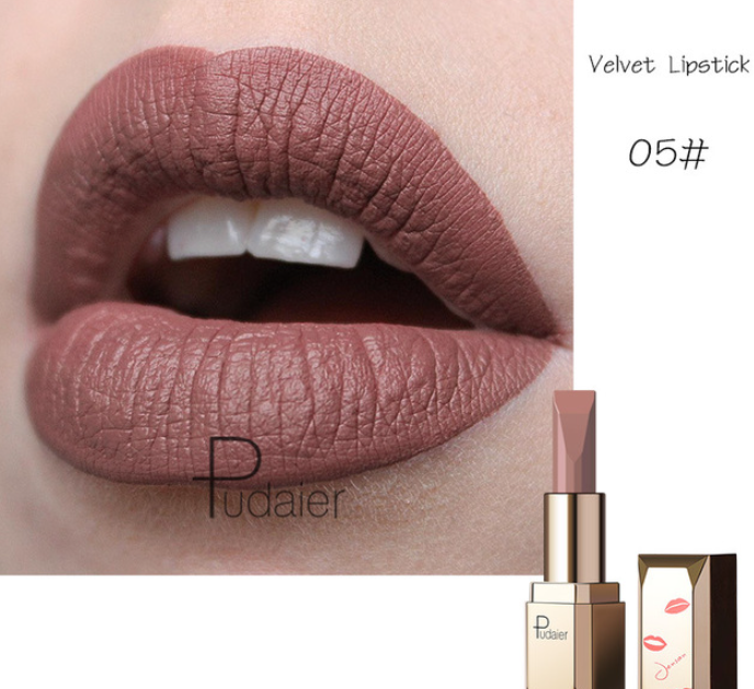 Pudale Matte Lipstick - Waterproof, 26 Colors Available
