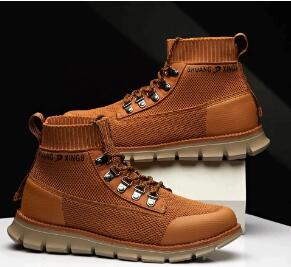 Men’s Breathable Ranger Boots – Rugged Casual Outdoor Footwear