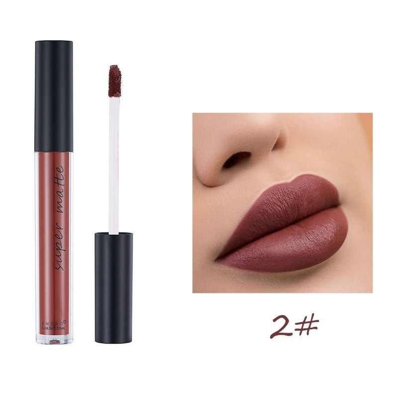 12-Color Waterproof Matte Liquid Lipstick Set