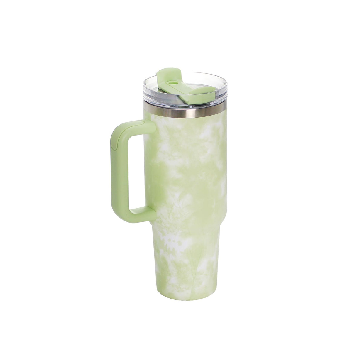 40oz Stainless Steel Travel Mug with Straw & Handle – Insulated 1200ML Tumbler