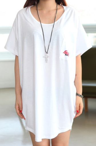 Plus Size Loose-Fit Short Sleeve T-Shirt for Women