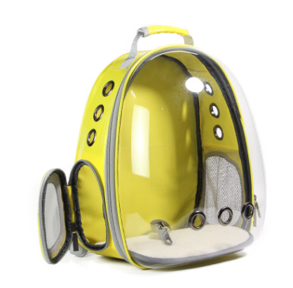 Transparent Cat Carrier Backpack – Breathable Lightweight PVC Pet Travel Bag