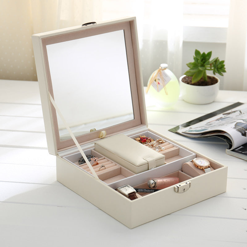 Casseg Jewelry and Makeup Storage Box, Multi-functional