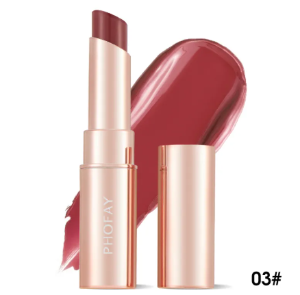 PHOFAY Moisturizing Lipstick – Hydrating Rich Color, 8 Shades