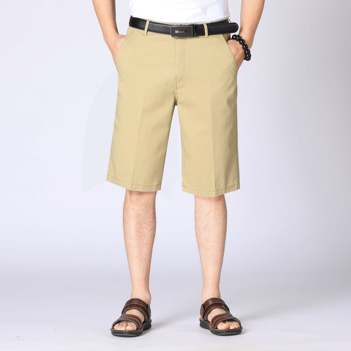 Men’s Casual Loose-Fit Straight Shorts – Relaxed Summer Everyday Wear