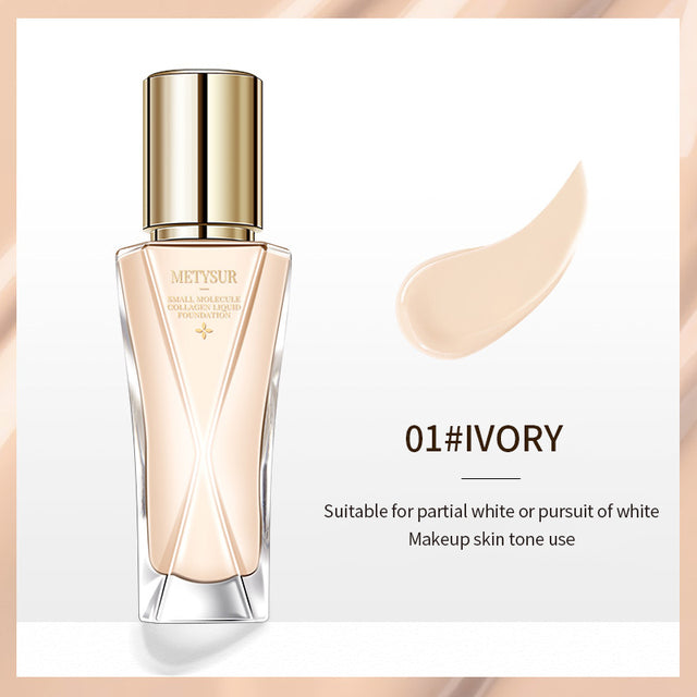 Waterproof Oil-Free Matte Liquid Foundation – Full Coverage Face Makeup