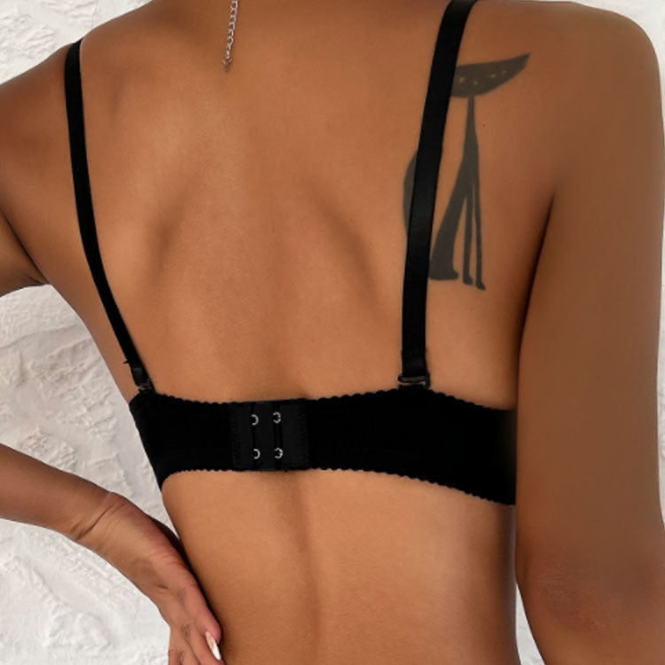 Women’s Embroidered Butterfly Underwire Bra – Elegant Supportive Lingerie