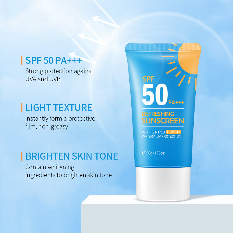 LAIKOU Refreshing Sunscreen SPF 50 – Moisturizing Facial Sun Protection